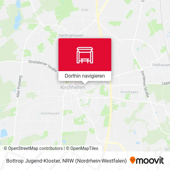 Bottrop Jugend-Kloster Karte