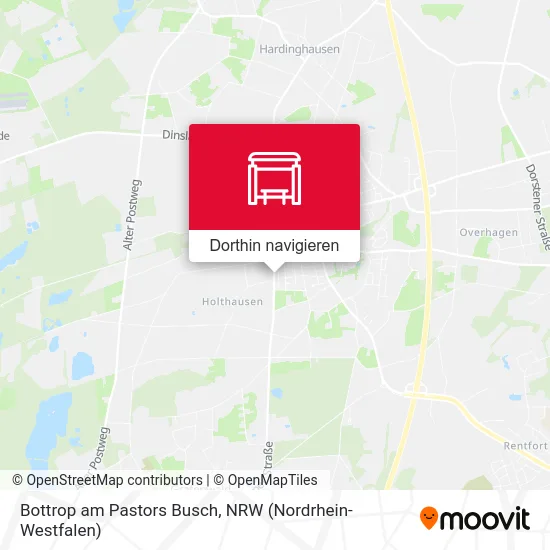 Bottrop am Pastors Busch Karte