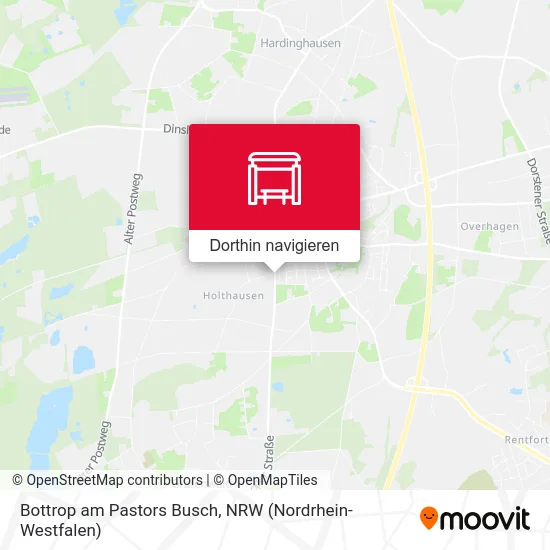Bottrop am Pastors Busch Karte