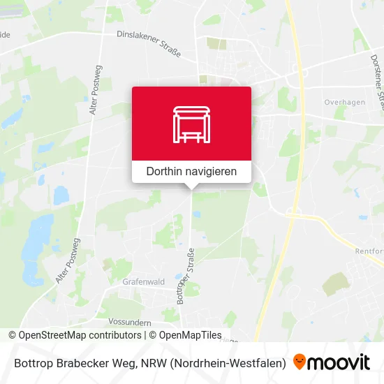 Bottrop Brabecker Weg Karte