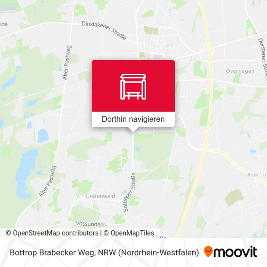 Bottrop Brabecker Weg Karte