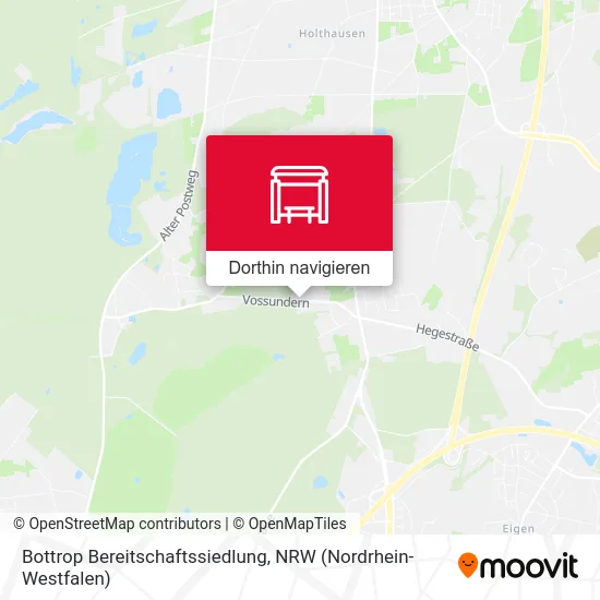 Bottrop Bereitschaftssiedlung Karte