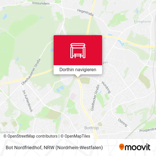 Bot Nordfriedhof Karte