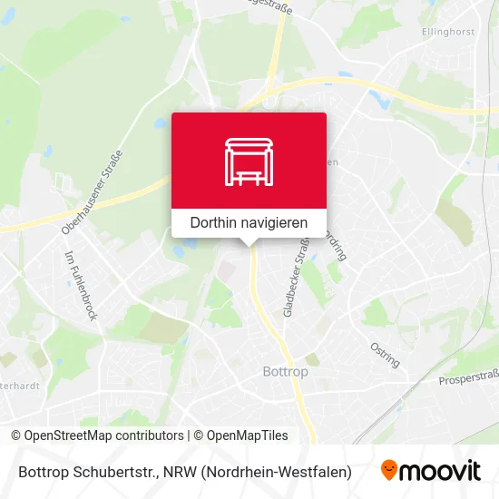 Bottrop Schubertstr. Karte