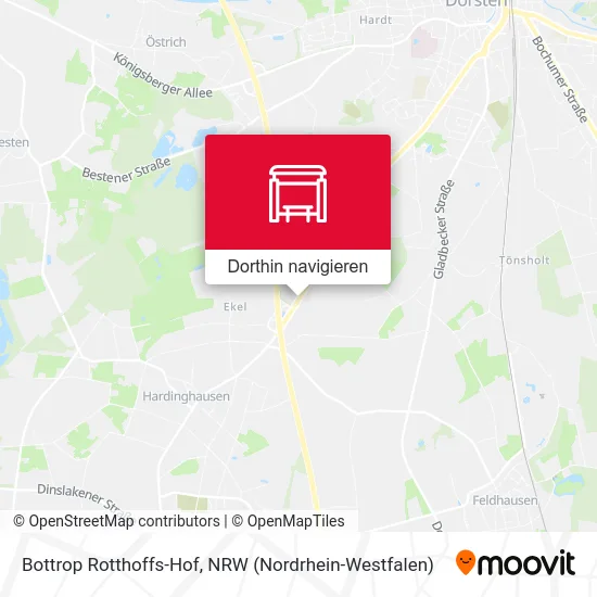 Bottrop Rotthoffs-Hof Karte