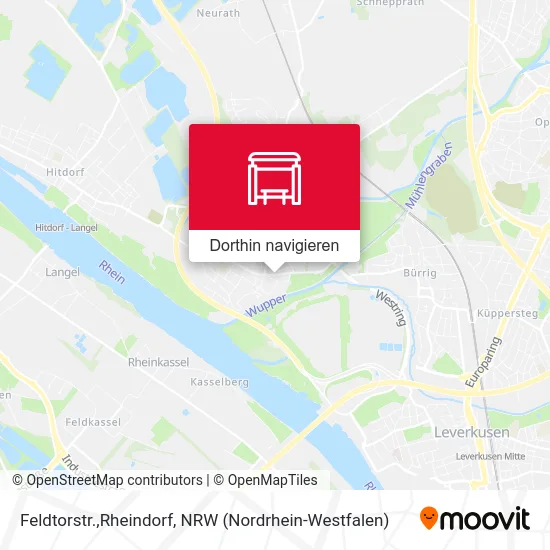 Feldtorstr.,Rheindorf Karte