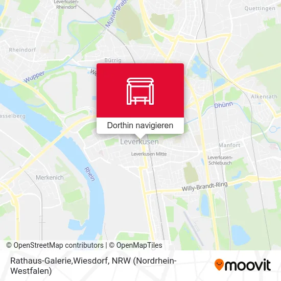 Rathaus-Galerie,Wiesdorf Karte