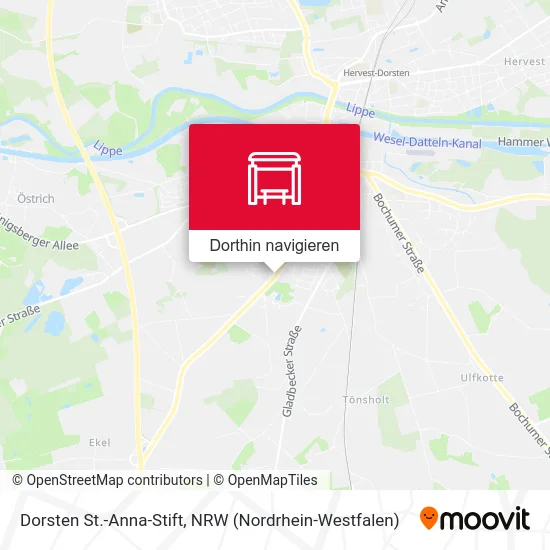 Dorsten St.-Anna-Stift Karte
