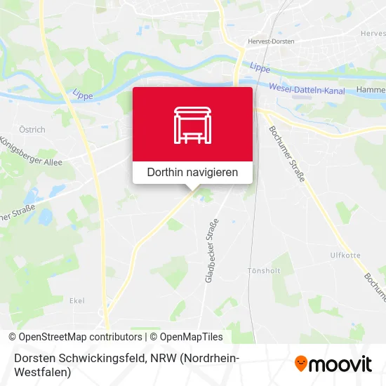 Dorsten Schwickingsfeld Karte