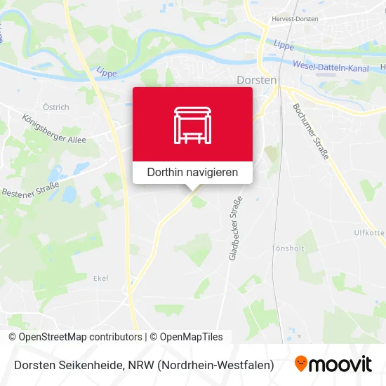 Dorsten Seikenheide Karte