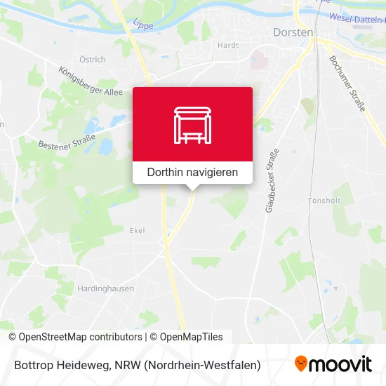 Bottrop Heideweg Karte