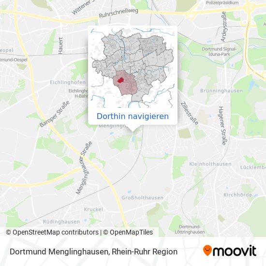 Dortmund Menglinghausen Karte