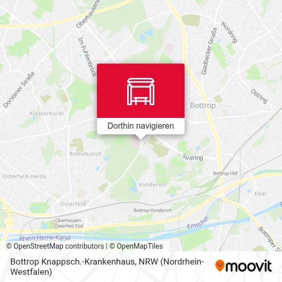 Bottrop Knappsch.-Krankenhaus Karte