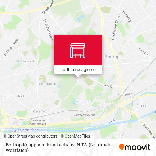 Bottrop Knappsch.-Krankenhaus Karte