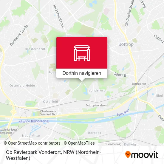 Ob Revierpark Vonderort Karte