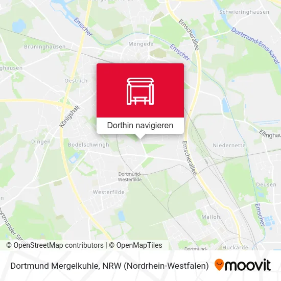 Dortmund Mergelkuhle Karte