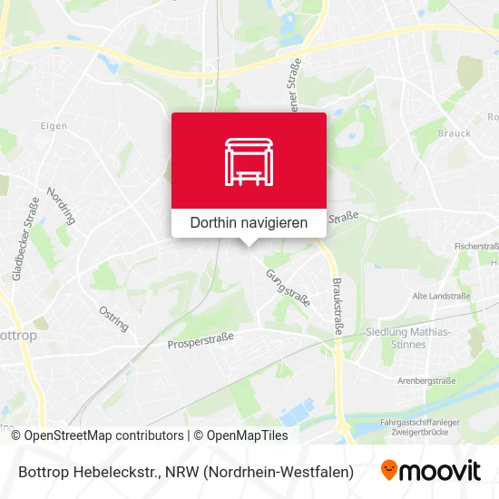 Bottrop Hebeleckstr. Karte
