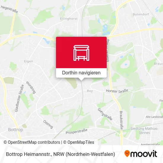 Bottrop Heimannstr. Karte