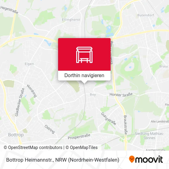 Bottrop Heimannstr. Karte
