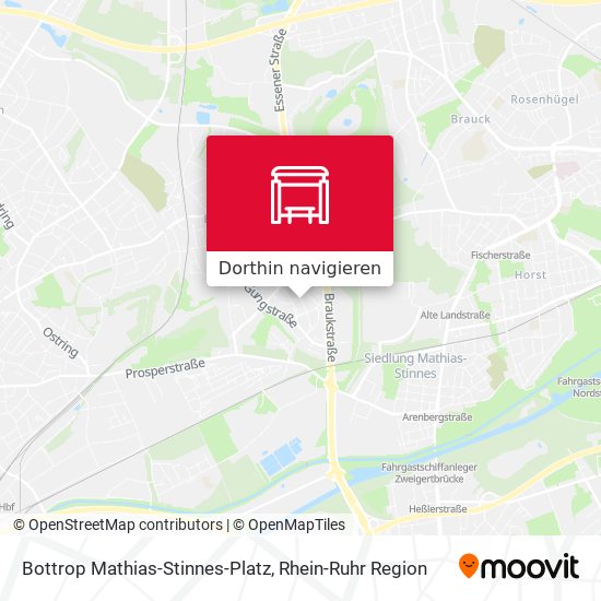 Bottrop Mathias-Stinnes-Platz Karte