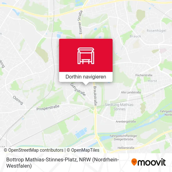 Bottrop Mathias-Stinnes-Platz Karte