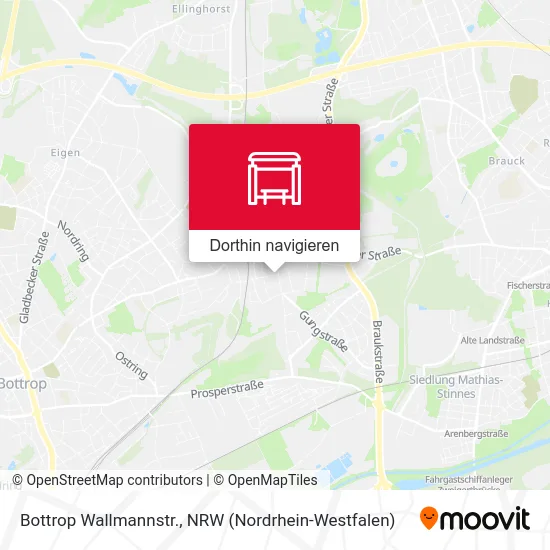 Bottrop Wallmannstr. Karte