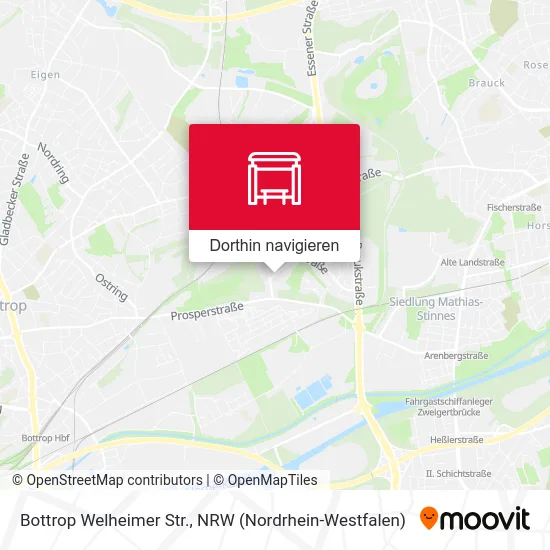 Bottrop Welheimer Str. Karte