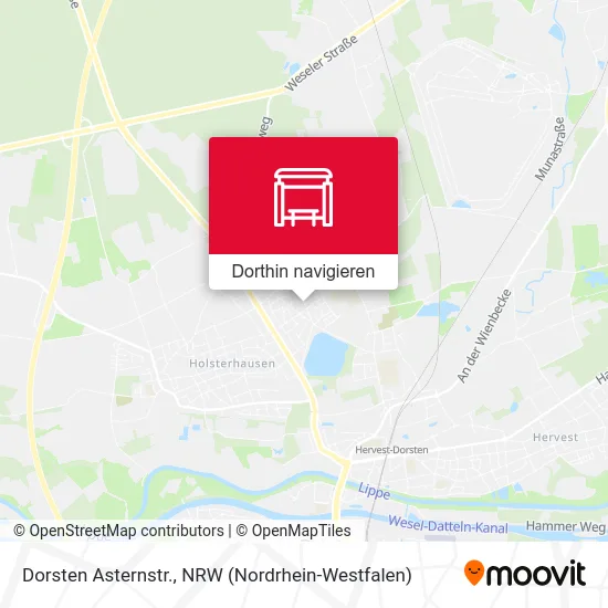 Dorsten Asternstr. Karte