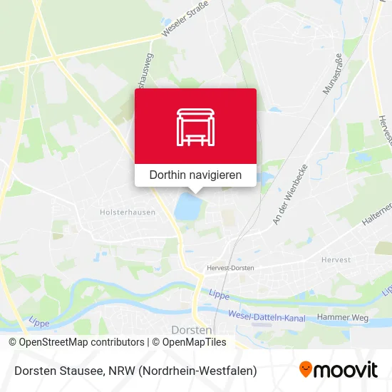 Dorsten Stausee Karte