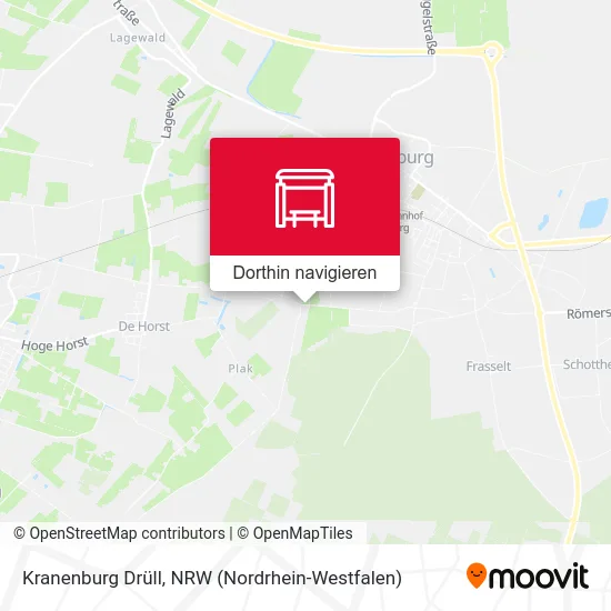 Kranenburg Drüll Karte