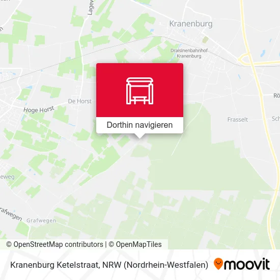 Kranenburg Ketelstraat Karte