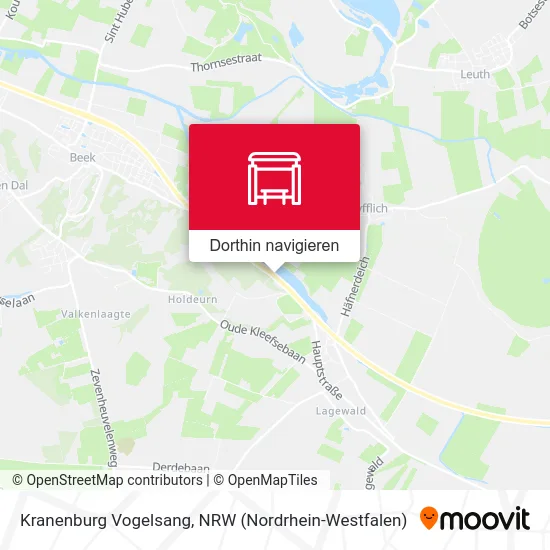 Kranenburg Vogelsang Karte