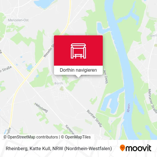 Rheinberg, Katte Kull Karte