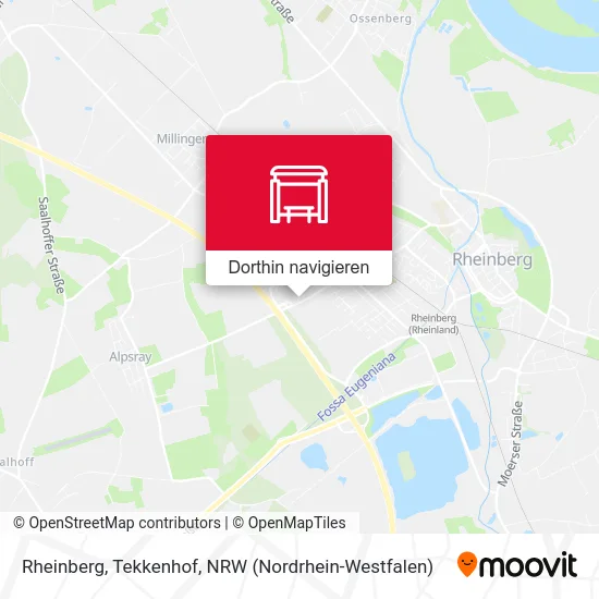 Rheinberg, Tekkenhof Karte