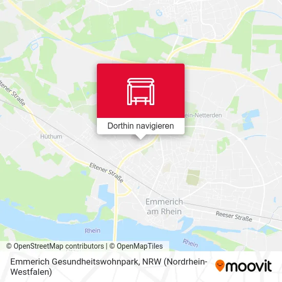 Emmerich Gesundheitswohnpark Karte