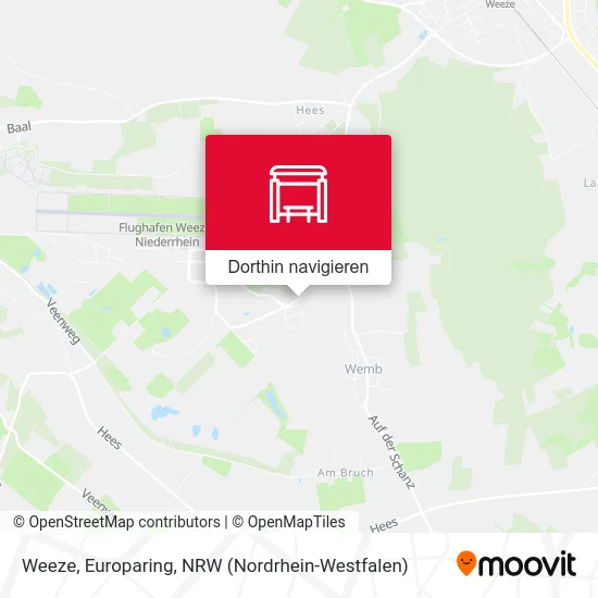 Weeze, Europaring Karte