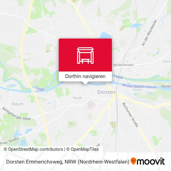 Dorsten Emmerichsweg Karte
