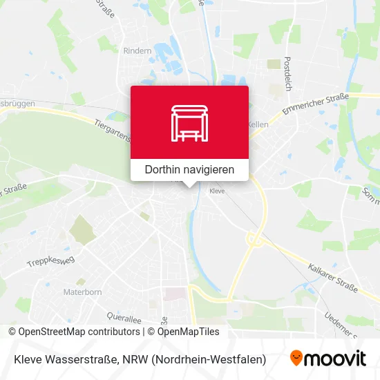 Kleve Wasserstraße Karte