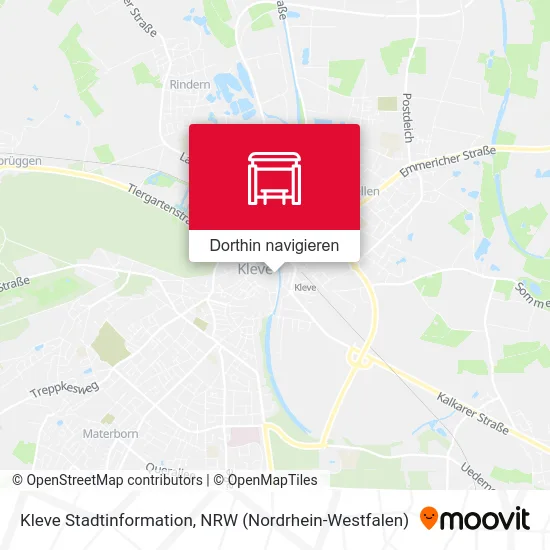 Kleve Stadtinformation Karte