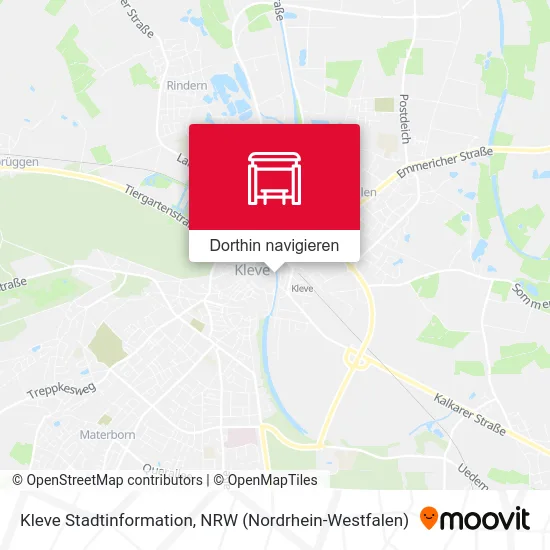 Kleve Stadtinformation Karte