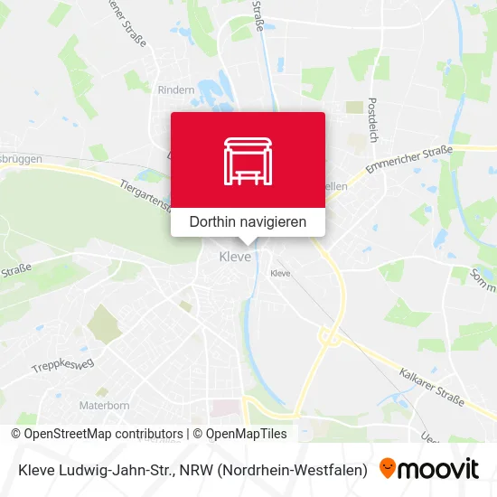 Kleve Ludwig-Jahn-Str. Karte
