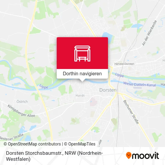 Dorsten Storchsbaumstr. Karte