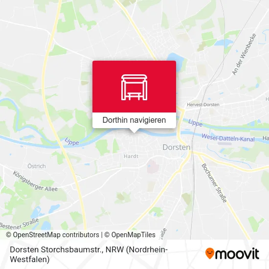 Dorsten Storchsbaumstr. Karte