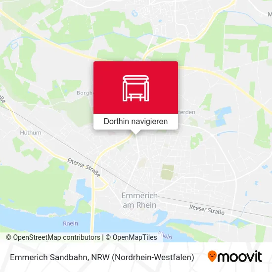 Emmerich Sandbahn Karte