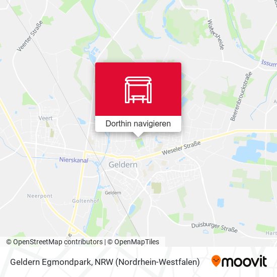 Geldern Egmondpark Karte