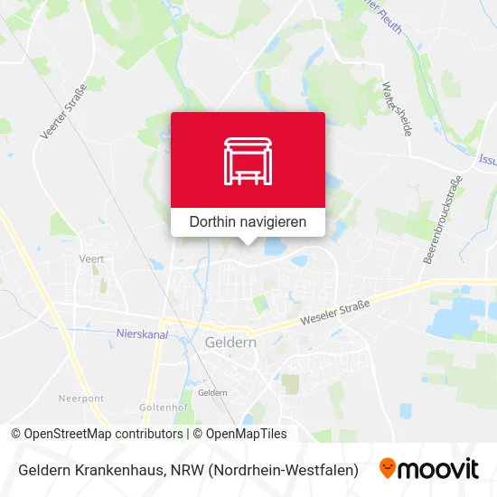 Geldern Krankenhaus Karte