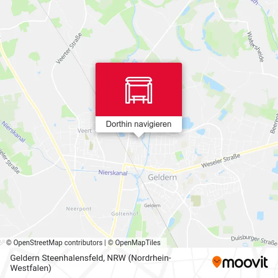 Geldern Steenhalensfeld Karte