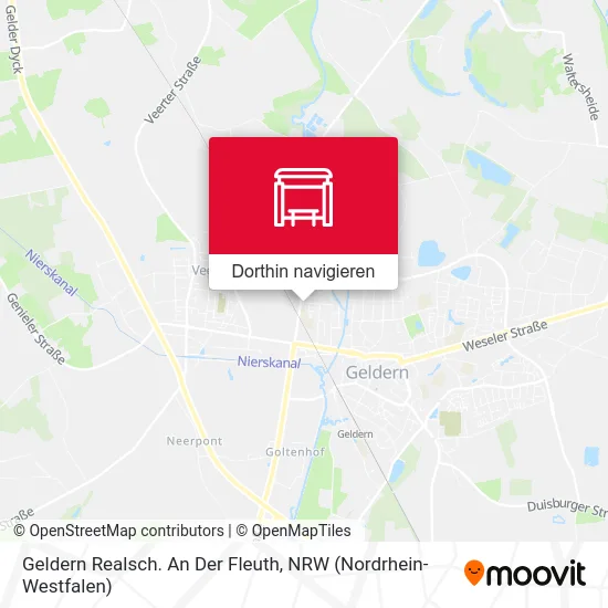 Geldern Realsch. An Der Fleuth Karte