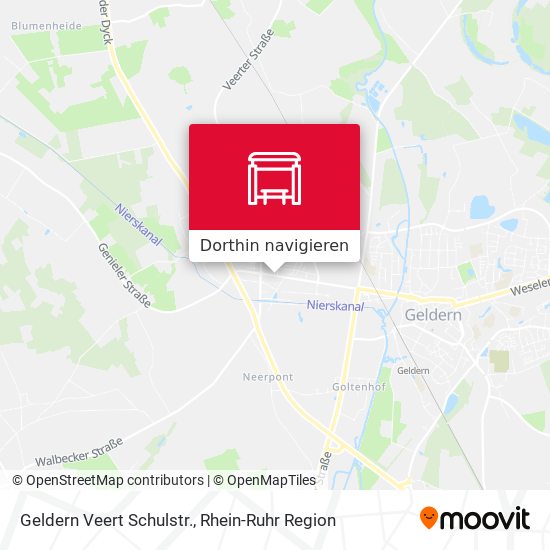 Geldern Veert Schulstr. Karte