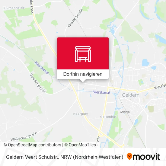 Geldern Veert Schulstr. Karte